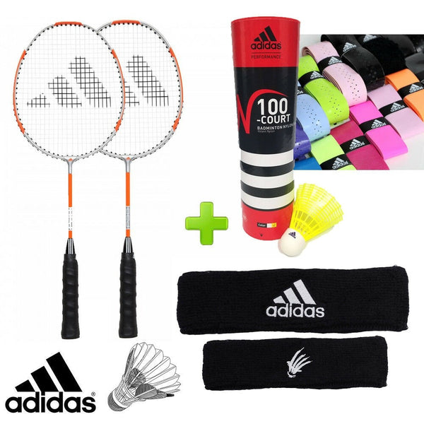 adidas Badminton P30 Kid's Training Set w/ Shuttles & Grips